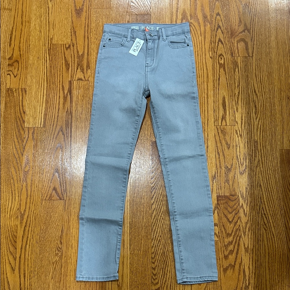 Place Women's Light Gray Skinny Jeans
